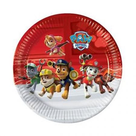 צלחות נייר 23 סמ 8 יח' עגולות מפרץ ההרפתקאות
