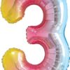 ספרה 3  34" צבעוני