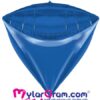 משולש תלת מימד כחול 22"