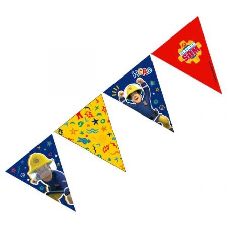 שרשרת דגלים אורך 2.5מ 12יח-סמי הכבאי