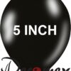 בלון גומי "5 שחור 180 DECOMEX
