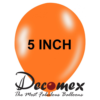 בלון 5" בצבע כתום חבילה 100 יחידות DECOMEX