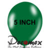 בלון 5" בצבע ירוק כהה חבילה 100 יחידות DECOMEX