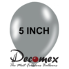 בלון 5" בצבע אפור חבילה 100 יחידות DECOMEX