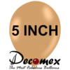בלון 5" בצבע רטרו חול מדבר חבילה 100 יחידות DECOMEX