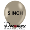 בלון 5" בצבע אפור קורל חבילה 100 יחידות DECOMEX