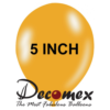 בלון 5" בצבע צהוב שמש חבילה 100 יחידות DECOMEX