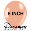 בלון 5" בצבע קורל סלמון חבילה 100 יחידות DECOMEX