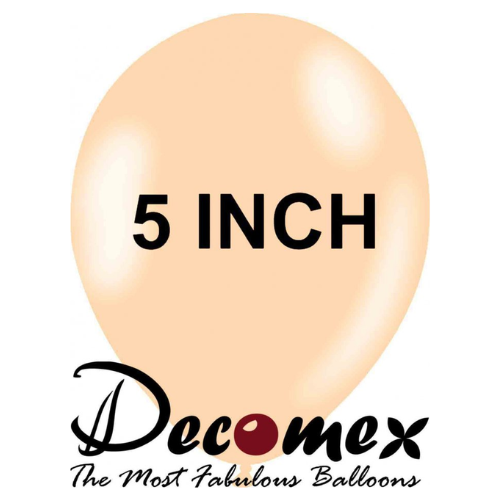 בלון 5" בצבע עור חבילה 100 יחידות DECOMEX