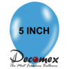 בלון 5" בצבע תכלת חבילה 100 יחידות DECOMEX