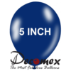בלון 5" בצבע כחול מידנייט חבילה 100 יחידות DECOMEX