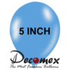 בלון 5" בצבע כחול בייבי חבילה 100 יחידות DECOMEX
