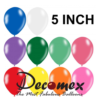 בלון 5" מעורב צבעיים חבילה 100 יחידות DECOMEX